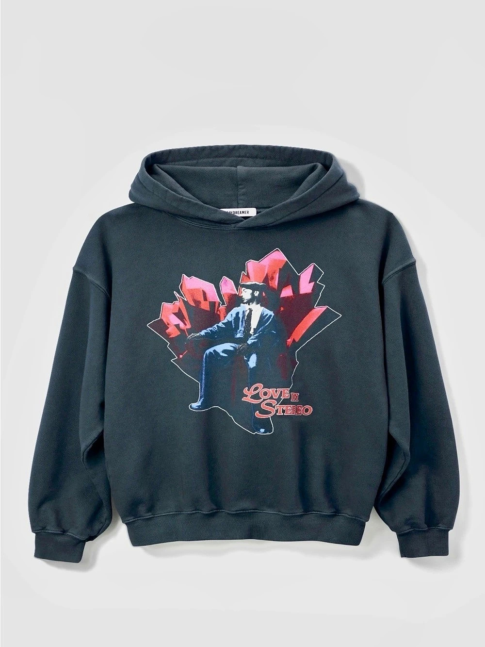NWOT MAX Love in Stereo Hoodie Graphic Pullover  Sz S